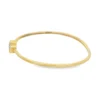 Clover Diamond Bangle Bracelet