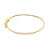 Diamond Flexible Open Bangle