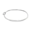 Heart Diamond Open Bangle