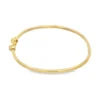 Heart Diamond Open Bangle