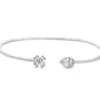 Clover Pear Diamond Bangle