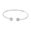 Diamond Cluster Open Bangle