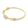 Twisted Diamond Bangle Bracelet