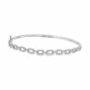 Diamond Link Bangle Bracelet