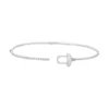 Diamond Buckle Bangle Bracelet