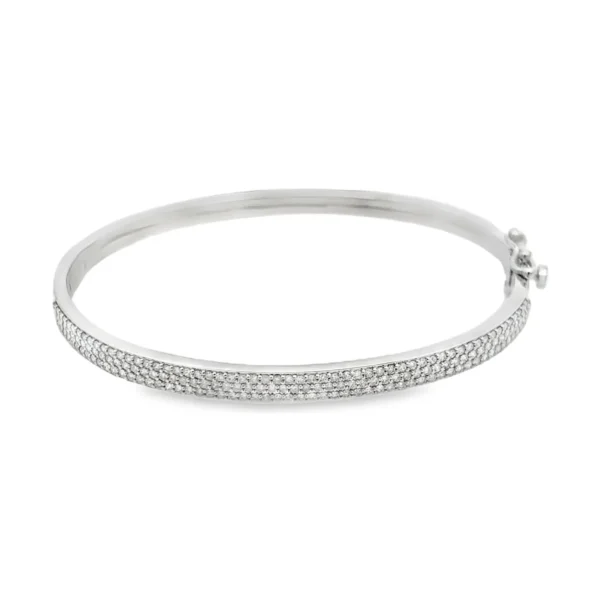 Pavé Diamond Bangle Bracelet