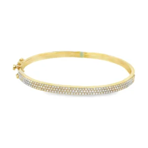 Pave Diamond Bangle Bracelet