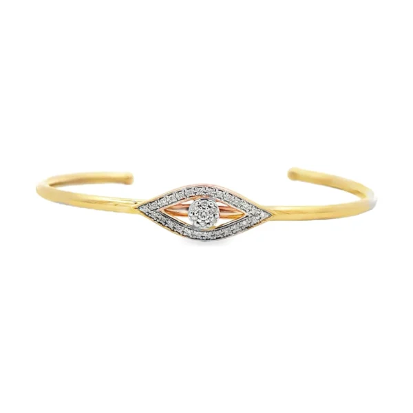 Evil Eye Diamond Bangle