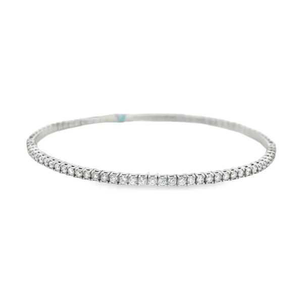 Diamond Tennis Bangle Bracelet