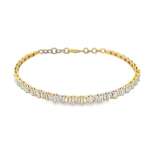 Baguette Diamond Fashion Bangle