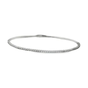 Flexible Diamond Bangle Bracelet