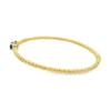 Beaded Gold Sapphire Bangle