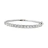 Diamond Line Bangle Bracelet
