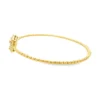 Heart Motif Diamond Bangle