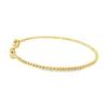 Pear Diamond Open Bangle