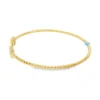 Baguette Diamond Flexible Bangle