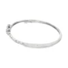 Heart Diamond Bangle Bracelet