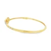 Heart Diamond Bangle Bracelet