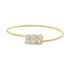 Diamond Flexible Bangle Bracelet