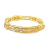 Ornate Diamond Bangle Bracelet