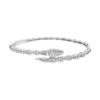 Snake Diamond Bangle Bracelet