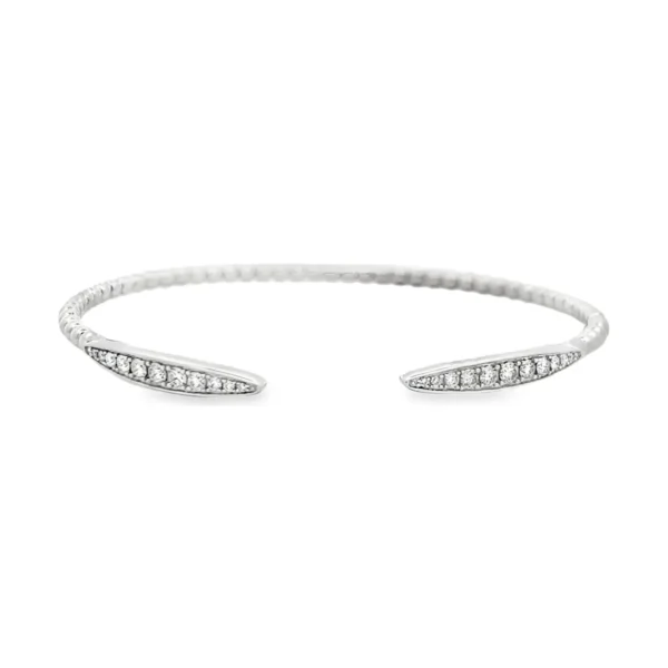 Diamond Open Bangle