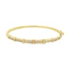 Crisscross Diamond Bangle Bracelet