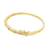 Crisscross Diamond Bangle Bracelet
