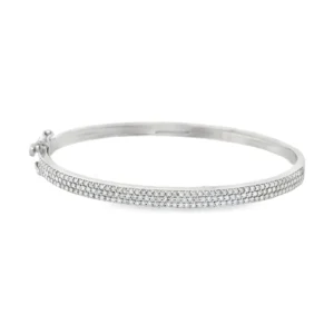 Pave Diamond Bangle Bracelet