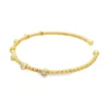 Beaded Diamond Cuff Bangle