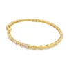 Diamond Snake Bypass Bangle