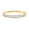 Baguette Diamond Bangle Bracelet
