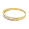 Baguette Diamond Bangle Bracelet