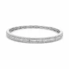 Baguette Diamond Bangle Bracelet