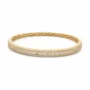 Baguette Diamond Bangle Bracelet