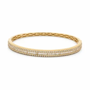 Baguette Diamond Bangle Bracelet