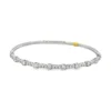 Round Diamond Bangle Bracelet