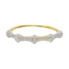 Pavé Diamond Bamboo Bangle