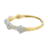 Pavé Diamond Bamboo Bangle