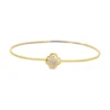 Clover Diamond Bangle Bracelet