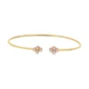 Diamond Cluster Open Bangle