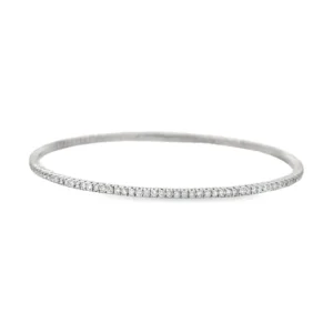 Flexible Diamond Bangle Bracelet