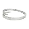 Baguette Diamond Bypass Bangle