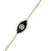 Onyx Evil Eye Bracelet