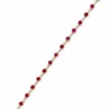 Ruby Diamond Line Bracelet