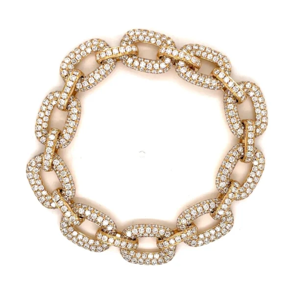 Diamond Link Chain Bracelet