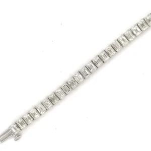 Emerald Diamond Tennis Bracelet