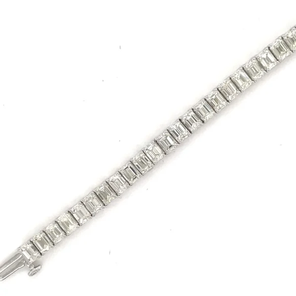 Emerald Diamond Tennis Bracelet