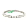 Emerald Diamond Tennis Bracelet