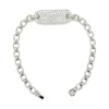 Diamond Bar Chain Bracelet